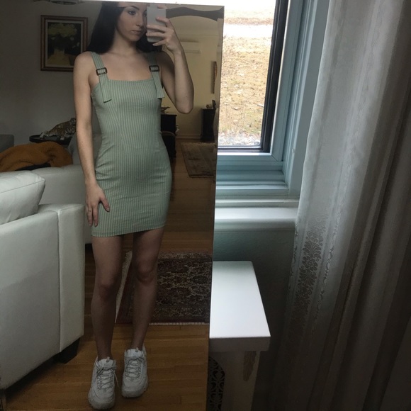 NWT bodycon pinstriped dress - Picture 1 of 3